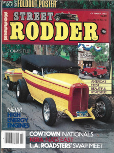 STREET RODDER 1982 OCT - TOM'S TUB, FIBERGLASS PT 4, HIGH ENERGY ENGINES